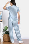 Zivame Lounge Lines Pyjama Set - Plein Air — thumbnail 4